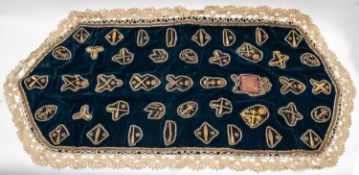 43 mostly Naval Victorian/Edwardian trade and proficiency bullion embroidered arm badges,