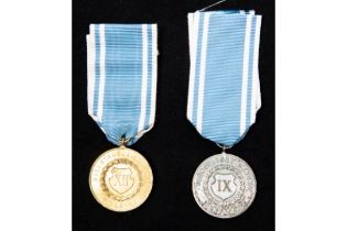 WWI Bavarian 9 year Long Service medal, GC; and similar 12 year medal. VGC (2) £50-60