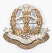 A WWI Kitchener's Army cap badge of the 18th (Public Works Pioneer) Bn The Middlesex Regiment. GC (