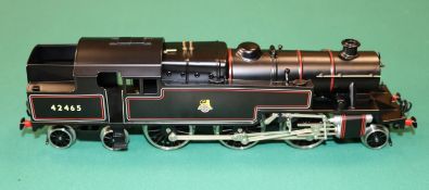 ACE TRAINS O Gauge Tank Locomotive. An electric Stanier 2-6-4T in red lined satin black BR livery,