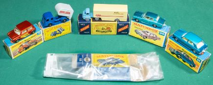 5 Matchbox Superfast etc. No.2 Major Pack Bedford Walls Ice Cream Lorry, No.15 Refuse Truck, No.25