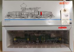 Marklin HO gauge Serie Be 6/8 III 1-Co-Co-1 crocodile type electric locomotive. (3756). In dark