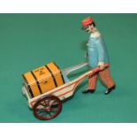 A scarce Marke stock & Co. "Jim the walking trolley man" (Station Porter), Made in Germany C.1912.