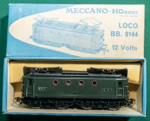 A French MECCANO-HOrnby electric Locomotive 6386. An SNCF Bo-Bo electric, RN BB8144 with twin
