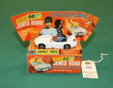Corgi Toys James Bond Toyota 2000GT (336). From the Film, "You Only Live Twice", in white with black