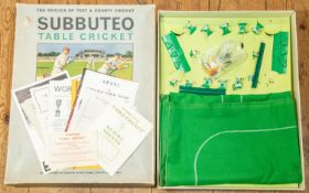 Subbuteo table Cricket. Club edition, Comes with OO scale players figures, stumps, Balls etc. Also