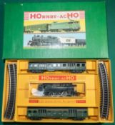 Hornby-ACHO French Train Set. SNCF 2-6-2 tank locomotive, RN 131TB42 in unlined black livery.