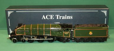 ACE TRAINS (E4) O Gauge A4 Pacific Locomotive & Tender. An electric Class A4 4-6-2 tender locomotive