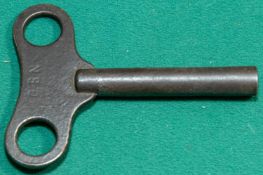 Bing Antique clockwork toy key. A very large cast metal key possibly for a locomotive or a large