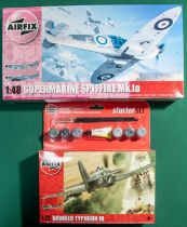 14 Airfix Kits 1:48/1:72/1:32 scales. Including 2x The Last Flight of Concorde. Supermarine Spitfire