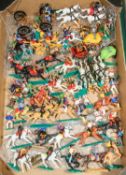 Collection of Timpo, Cowboys, Knights, Romans etc, To include, 15 mounted Cowboys all in various
