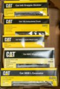 5 Cat Construction vehicles, Cat 385B L Excavator, Cat 980G Wheel Loader, Cat 924G Versalink Wheel