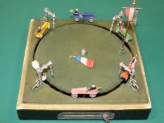 Antique "Jeu De Course " motor car table game by M.J.& Co. Made in France. C.1905. Has 6 different
