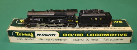 A Tri-ang Wrenn LMS 2-8-0 Tender Locomotive (W2225). RN 8042. In unlined black livery. Boxed with