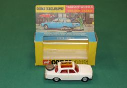 Corgi Toys Rover 2000TC 'Golden Jacks' (275). In the harder to find white with red interior, a