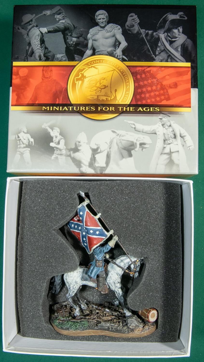 3 Conte Collectibles American Civil War series. ACW57174 Hand to Hand Vignette No.2 (2 Figures and - Image 3 of 3