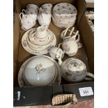 Early 1930s Soho pottery Ambassador ware ten piece breakfast set together with 18 pieces of Tuscan