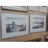 George Guest (b. 1939), pair of signed limited edition lithographs 'White Boat' ,117/200 and '