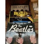 A collection of various Beatles books.