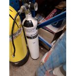 A Midland's Diving Equipment (MDE) PCP air rifle charging bottle, 5 litre.