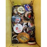 A box of badges.