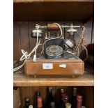 A vintage GPO telephone.