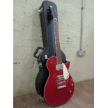 A Gretsch Electromatic electric guitar, serial no. CYG15090413, with accessories and hard case.