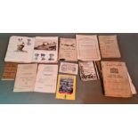 A collection of WW1 and WW2 ephemera to include an album of "The Great War 1914" pictures /