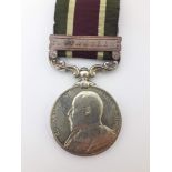 Tibet Medal 1903-1904, awarded to 19 Sepoy Dulil Khan 19th Punjabis, with single bar Gyantse.