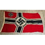 A reproduction WW2 era German Nazi flag.