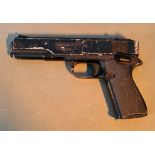 A Marksman Repeater .177 calibre air pistol, serial no.74033332, 22cm long. (BUYER MUST BE 18