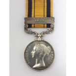 Zulu War 1879, South Africa Medal awarded to private W Wilburn 2/21st Foot, stamped '790 PTE. W.
