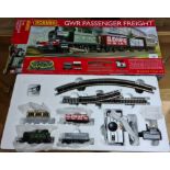 A boxed Hornby 00 gauge train set "GWR Passenger Freight" R1138.