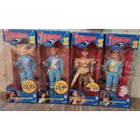 Four boxed Thunderbirds 'Supermarionette' to include Virgil, The Hood, Alan and Scott.