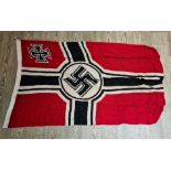 A reproduction WW2 era German Nazi flag.