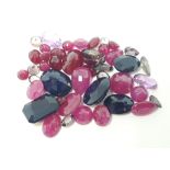 Assorted loose corundum, gross wt. 21 carats.