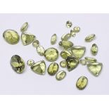 Assorted loose peridot, gross wt. 13 carats.