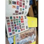 Stamp collection, one album, GB and world.