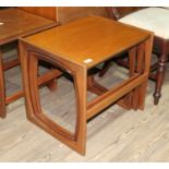 A mid 20th century G Plan teak nest of tables.