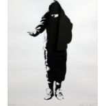 Blek Le Rat (French b1951), 'Beggar', screen print, limited edition no. 125/150, signed and numbered