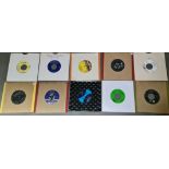 10 assorted soul 45s.