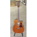 A Tanglewood Indiana Series TFCE STR DLX steel strung electro-acoustic guitar.