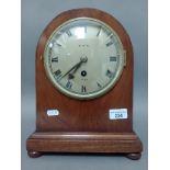 An early 20th century fusee railway mantle clock.