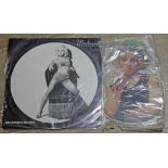 2x Madonna picture discs comprising Borderline W9260P and Deeper and Deeper W0146TP 9362-40723-0