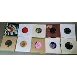 10 assorted soul 45s.