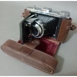 A Kershaw Curlew III folding camera with Taylor Hobson 105mm f38 Roytal lens