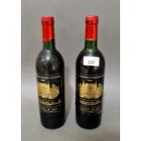 Two bottles Chateau Palmer Margaux 1985.