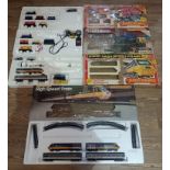 4 Hornby train sets, incomplete.