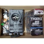 A part built Tiger I 1/16 scale real radio control tank