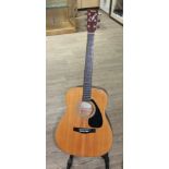 A Yamaha FG-412S steel strung acoustic guitar.